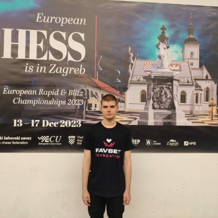 Favbet Foundation організував поїздку українця Андрія Трушко на чемпіонат Європи з шахів